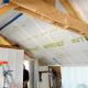 Rénovation durable à Riantec, isolation des rampants en laine de bois